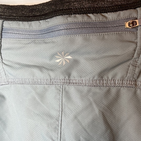 Athleta Go Getter Heathered Yoga Running 2 in 1 Capri / Short Leggings - Picture 8 of 16